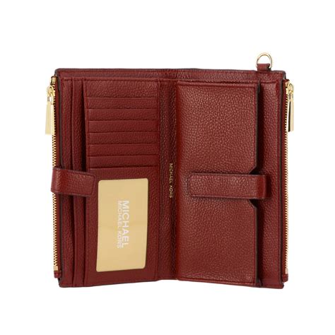 portefeuille michael kors bordeaux|portefeuille pour femme.